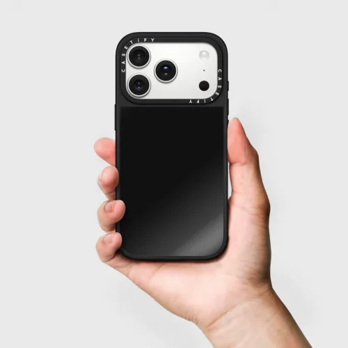 Casetify รุ่น Mirror Case (Magsafe) - เคส iPhone 17 Pro Max- สี Black/Black - Image 4