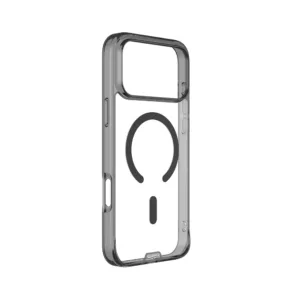 Hoda รุ่น Crystal Pro Glass Case (Magnetic) - เคส iPhone 17 Pro Max - สี Clear Black