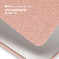 Incase รุ่น Textured Hardshell with Woolenex - เคส MacBook Pro 13" (M1/M2, 2020-2022) - สี Blush Pink 11 Incase รุ่น Textured Hardshell with Woolenex - เคส MacBook Pro 13" (M1/M2, 2020-2022) - สี Blush Pink