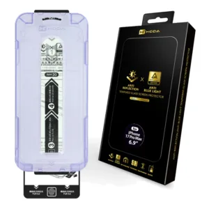 Hoda รุ่น Blue Light Filter (BLC) with Anti-Reflection (AR) Tempered Glass - ฟิล์มกระจก iPhone 17 Pro