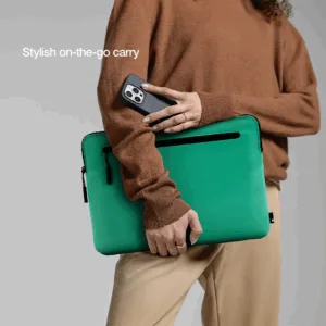 Incase รุ่น Compact Sleeve in Flight Nylon Thunderbolt (USB-C) - ซองใส่แล็ปท็อป MacBook Pro 15"/ MacBook Pro 16" (M1-M4, 2016-2024) - สี Ocean Jade