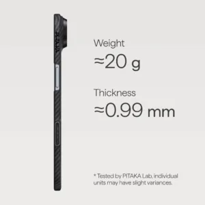 Pitaka รุ่น Ultra-Slim Case - เคส iPhone Air - สี Black/Grey 11 Pitaka รุ่น Ultra-Slim Case - เคส iPhone Air - สี Black/Grey