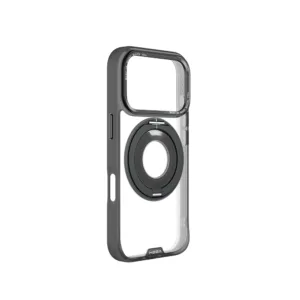 Hoda รุ่น Rough Case (Magnetic) with 360° Rotating Ring Stand - เคส iPhone 17 Pro - สี Black