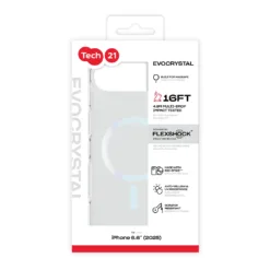 Tech21 รุ่น EvoCrystal (MagSafe) - เคส iPhone Air - สี Iridescent