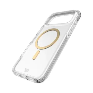 Tech21 รุ่น EvoCrystal (MagSafe) - เคส iPhone 17 Pro Max - สี Metallic Gold 9 Tech21 รุ่น EvoCrystal (MagSafe) - เคส iPhone 17 Pro Max - สี Metallic Gold