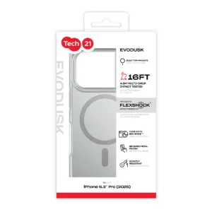 Tech21 รุ่น EvoDusk (MagSafe) - เคส iPhone 17 Pro - สี Titanium