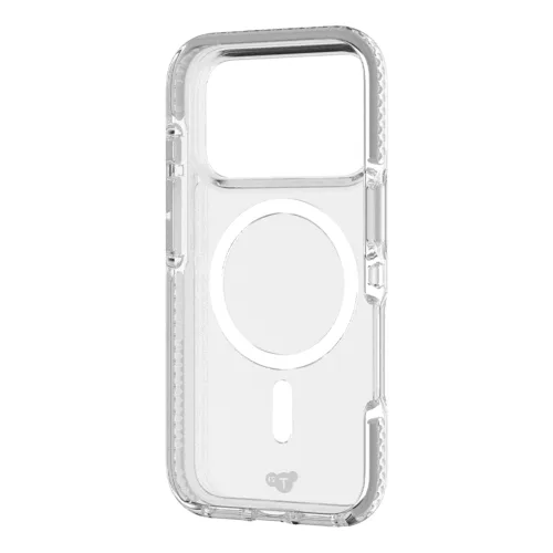 Tech21 รุ่น EvoCrystal (MagSafe) - เคส iPhone 17 Pro - สี Clear/Metalic Silver - Image 6