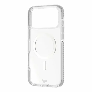 Tech21 รุ่น EvoCrystal (MagSafe) - เคส iPhone 17 Pro Max - สี Clear/Metalic Silver