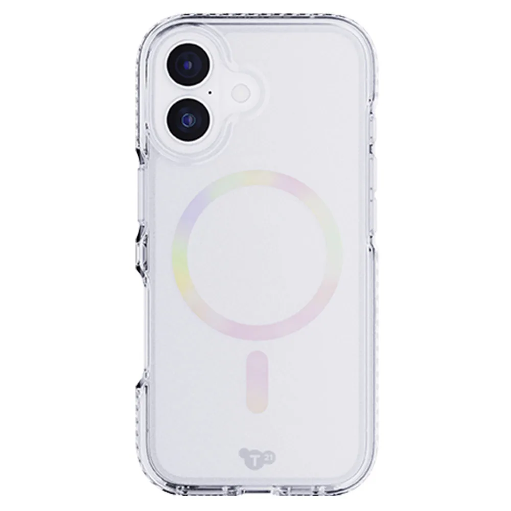 Tech21 รุ่น EvoCrystal (MagSafe) - เคส iPhone 17 - สี Iridescent 1 Tech21 รุ่น EvoCrystal (MagSafe) - เคส iPhone 17 - สี Iridescent