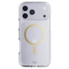 Tech21 รุ่น EvoCrystal (MagSafe) - เคส iPhone 17 Pro Max - สี Metallic Gold
