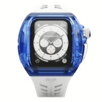 Y24 รุ่น BONDI - เซ็ตเคสและสายนาฬิกา Apple Watch (45mm) - สี Blue/Silver