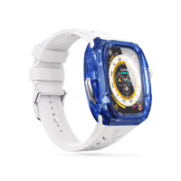 Y24 รุ่น BONDI - เซ็ตเคสและสายนาฬิกา Apple Watch (49mm) - สี Blue/Silver