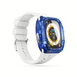 Y24 รุ่น BONDI - เซ็ตเคสและสายนาฬิกา Apple Watch (49mm) - สี Blue/Silver 8 Y24 รุ่น BONDI - เซ็ตเคสและสายนาฬิกา Apple Watch (49mm) - สี Blue/Silver