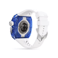 Y24 รุ่น BONDI - เซ็ตเคสและสายนาฬิกา Apple Watch (49mm) - สี Blue/Silver