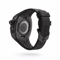 Y24 รุ่น BRERA - เซ็ตเคสและสายนาฬิกา Apple Watch (45mm) - สี Black
