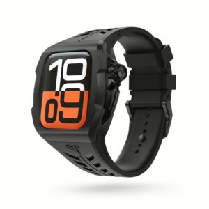 Y24 รุ่น BRERA - เซ็ตเคสและสายนาฬิกา Apple Watch (46mm) - สี Black