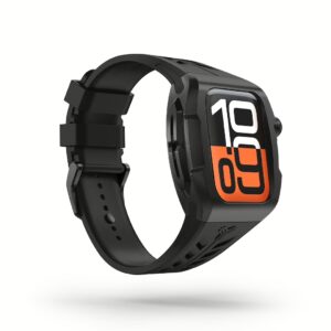 Y24 รุ่น BRERA - เซ็ตเคสและสายนาฬิกา Apple Watch (46mm) - สี Black