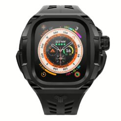 Y24 รุ่น BRERA - เซ็ตเคสและสายนาฬิกา Apple Watch (49mm) - สี Black