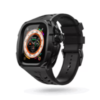 Y24 รุ่น BRERA - เซ็ตเคสและสายนาฬิกา Apple Watch (49mm) - สี Black