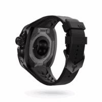 Y24 รุ่น BRERA - เซ็ตเคสและสายนาฬิกา Apple Watch (49mm) - สี Black
