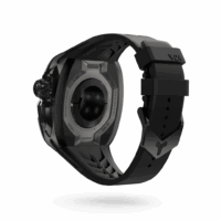 Y24 รุ่น BRERA - เซ็ตเคสและสายนาฬิกา Apple Watch (49mm) - สี Black