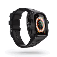 Y24 รุ่น BRERA - เซ็ตเคสและสายนาฬิกา Apple Watch (49mm) - สี Black