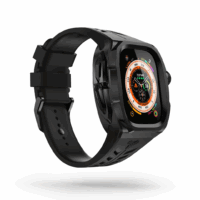 Y24 รุ่น BRERA - เซ็ตเคสและสายนาฬิกา Apple Watch (49mm) - สี Black