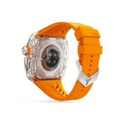 Y24 รุ่น SENTOSA - เซ็ตเคสและสายนาฬิกา Apple Watch (49mm) - สี Orange/Transparent