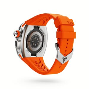 Y24 รุ่น SHIBUYA - เซ็ตเคสและสายนาฬิกา Apple Watch (45mm) - สี Silver/Orange 7 Y24 รุ่น SHIBUYA - เซ็ตเคสและสายนาฬิกา Apple Watch (45mm) - สี Silver/Orange