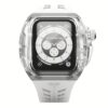 Y24 รุ่น SILVERLAKE - เซ็ตเคสและสายนาฬิกา Apple Watch (45mm) - สี Transparent/Silver
