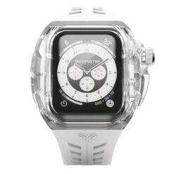 Y24 รุ่น SILVERLAKE - เซ็ตเคสและสายนาฬิกา Apple Watch (45mm) - สี Transparent/Silver