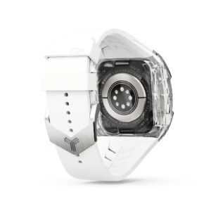 Y24 รุ่น SILVERLAKE - เซ็ตเคสและสายนาฬิกา Apple Watch (45mm) - สี Transparent/Silver