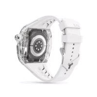 Y24 รุ่น SILVERLAKE - เซ็ตเคสและสายนาฬิกา Apple Watch (45mm) - สี Transparent/Silver