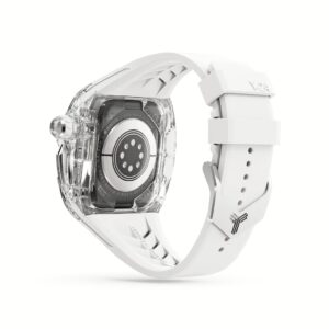 Y24 รุ่น SILVERLAKE - เซ็ตเคสและสายนาฬิกา Apple Watch (45mm) - สี Transparent/Silver