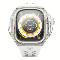 Y24 รุ่น SILVERLAKE - เซ็ตเคสและสายนาฬิกา Apple Watch (49mm) - สี Transparent/Silver