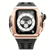 Y24 รุ่น SÖDER - เซ็ตเคสและสายนาฬิกา Apple Watch (45mm) - สี Black/Rose Gold