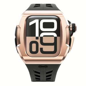 Y24 รุ่น SÖDER - เซ็ตเคสและสายนาฬิกา Apple Watch (46mm) - สี Black/Rose Gold