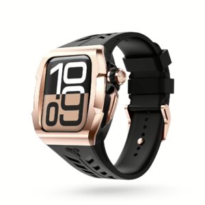 Y24 รุ่น SÖDER - เซ็ตเคสและสายนาฬิกา Apple Watch (46mm) - สี Black/Rose Gold