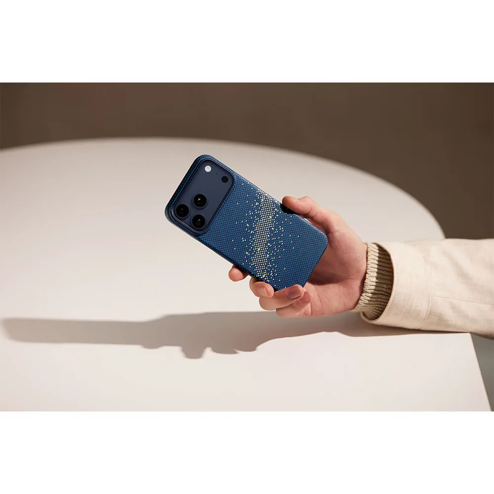 Pitaka รุ่น Starpeak Ultra-Slim Case - เคส iPhone 17 Pro - สี Milky way galaxy 12 Pitaka รุ่น Starpeak Ultra-Slim Case - เคส iPhone 17 Pro - สี Milky way galaxy - Image 12