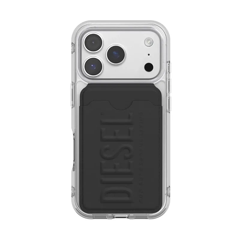 Diesel รุ่น 3D Biscotto Cardholder Stand - ที่เก็บบัตรติดหลังมือถือ - สี Black 4 Diesel รุ่น 3D Biscotto Cardholder Stand - ที่เก็บบัตรติดหลังมือถือ - สี Black - Image 4