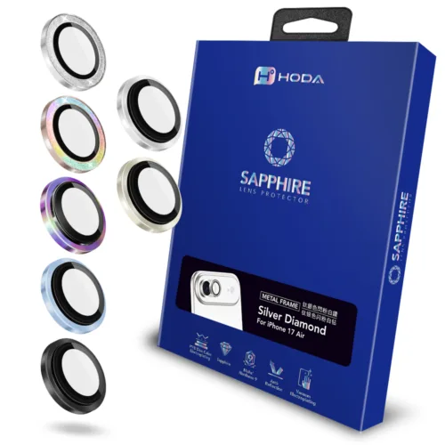Hoda รุ่น Sapphire Lens Protector - กระจกเลนส์กล้อง iPhone 17 Air