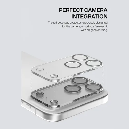 Ples รุ่น Camera Lens Full Edge Coverage - กระจกเลนส์กล้อง iPhone 17 Pro (พร้อมชุดทำความสะอาด) - Image 7