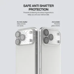 Ples รุ่น Camera Lens Full Edge Coverage - กระจกเลนส์กล้อง iPhone 17 (พร้อมชุดทำความสะอาด)