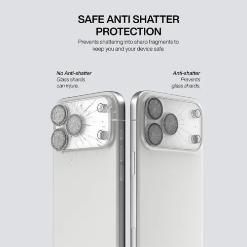 Ples รุ่น Camera Lens Full Edge Coverage - กระจกเลนส์กล้อง iPhone 17 Pro (พร้อมชุดทำความสะอาด) - Image 3
