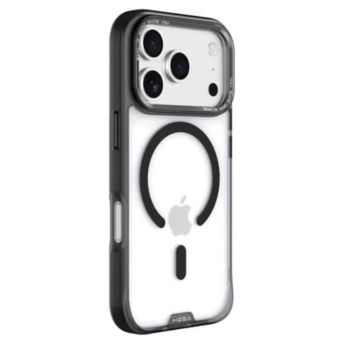 [Pre-Order] Hoda รุ่น Rough Case (Magnetic) - เคส iPhone 17 Pro - สี Black