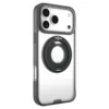 Hoda รุ่น Rough Case (Magnetic) with 360° Rotating Ring Stand - เคส iPhone 17 Pro Max - สี Black