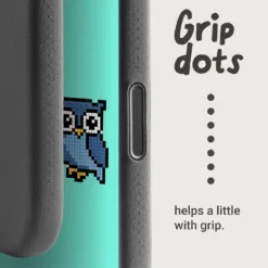 tineeOWL รุ่น DUNE (คลุมปุ่ม Camera Control) - เคส iPhone 17 Pro Max - สี Almost Black