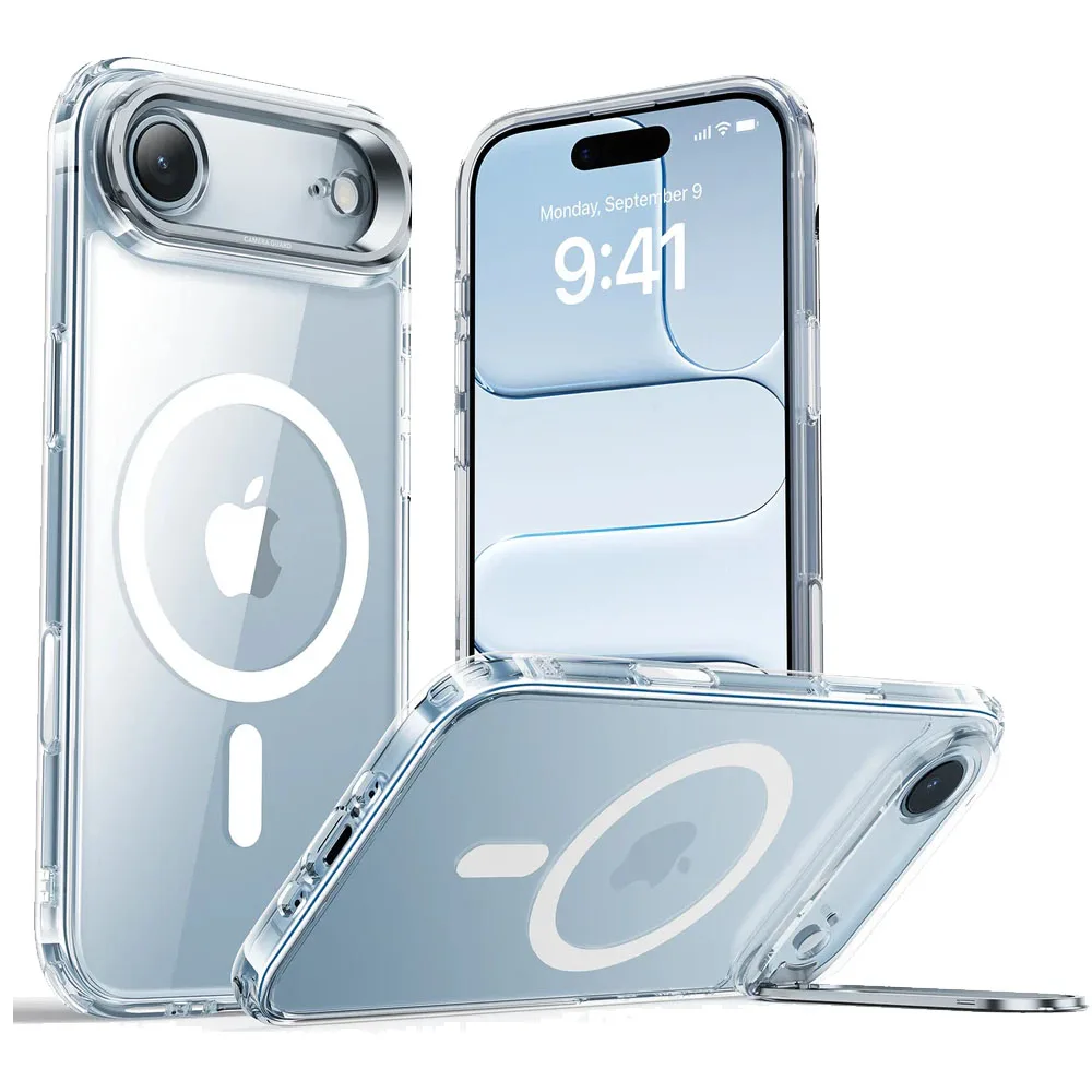 ESR รุ่น Classic Hybrid Case with Stash Stand (Camera Control Button) - เคส iPhone Air - สี Clear 1 ESR รุ่น Classic Hybrid Case with Stash Stand (Camera Control Button) - เคส iPhone Air - สี Clear