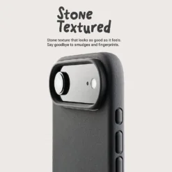 tineeOWL รุ่น DUNE (คลุมปุ่ม Camera Control) - เคส iPhone 17 Air - สี Almost Black
