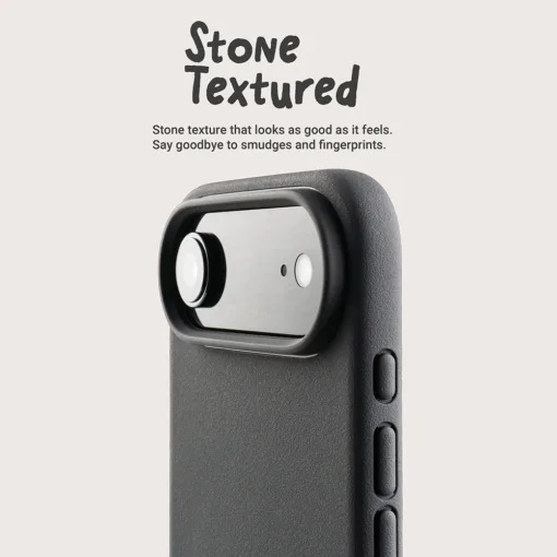 tineeOWL รุ่น DUNE (คลุมปุ่ม Camera Control) - เคส iPhone 17 Air - สี Almost Black - Image 2